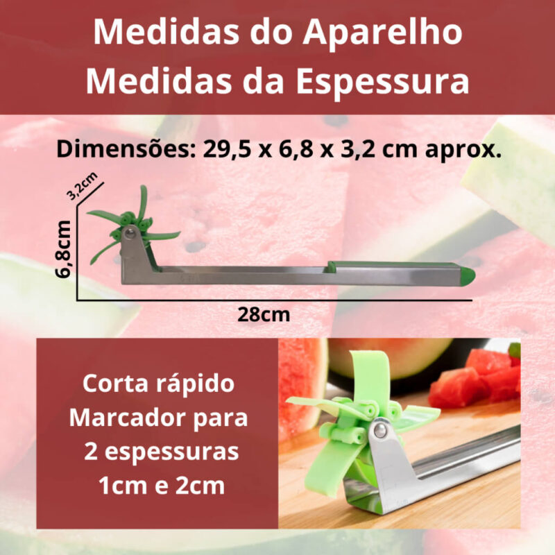 Cortador de Melancia em Cubos com Medidor - Image 5